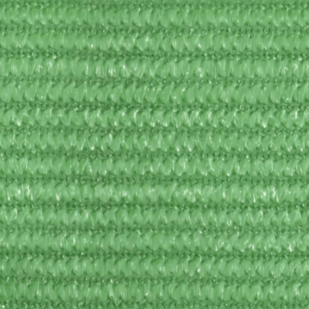 vidaXL Para-sol estilo vela 160 g/m² 3,5x4,5 m PEAD verde-claro