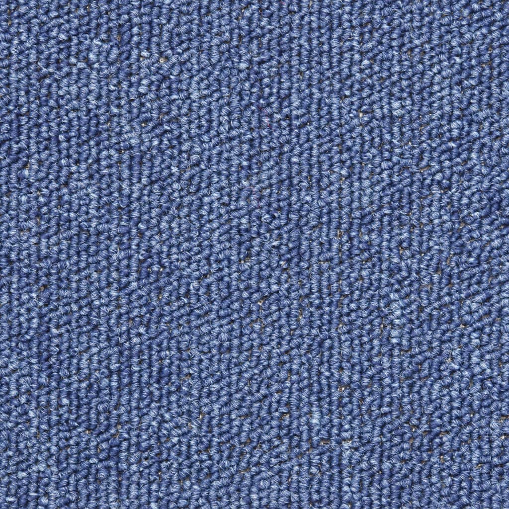 vidaXL Tapetes de escada 15 pcs 56x17x3 cm azul