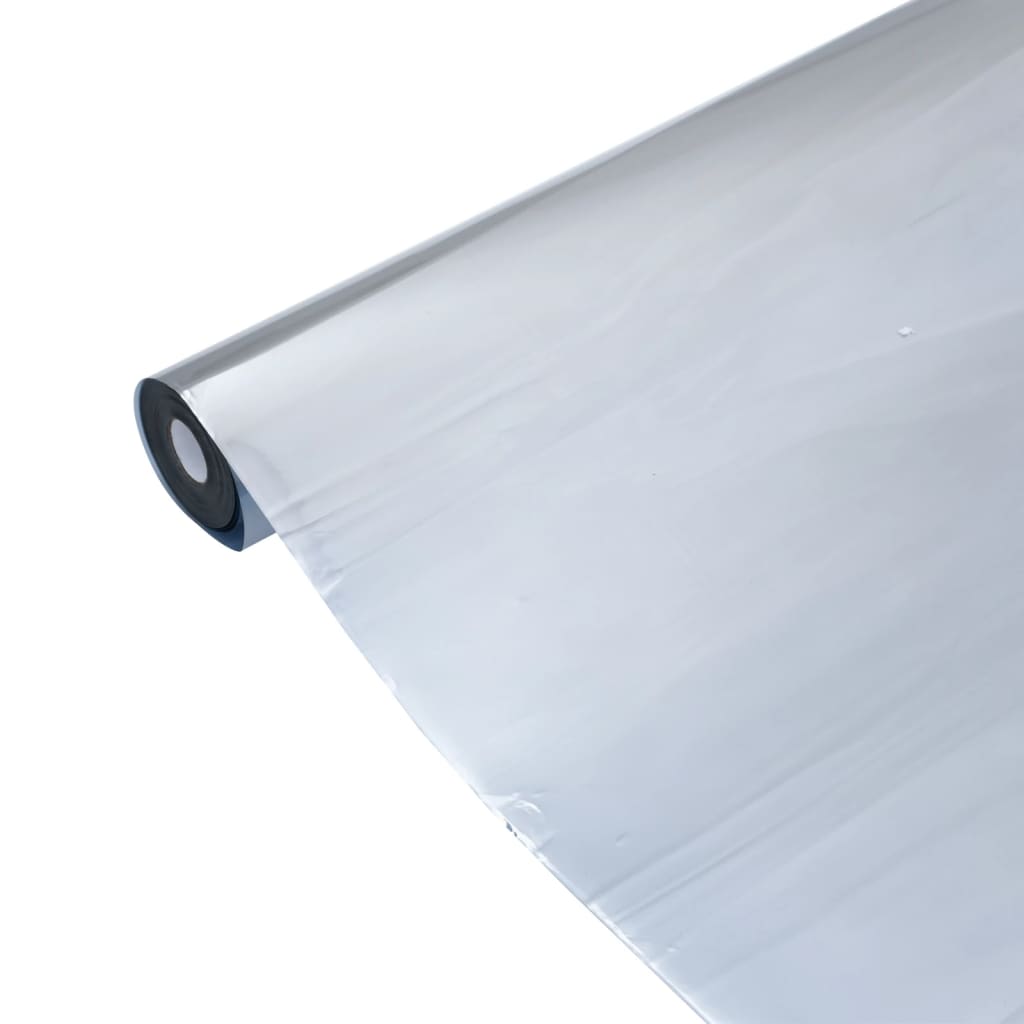 vidaXL Película solar efeito refletor estático 45x2000 cm PVC prateado