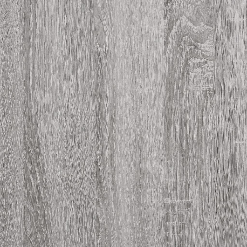 vidaXL Mesa de cabeceira de parede 50x36x40 cm cinzento sonoma