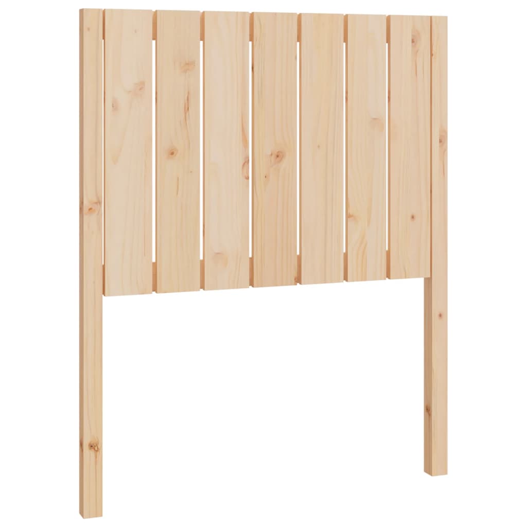 vidaXL Cabeceira de cama 80,5x4x100 cm madeira de pinho maciça