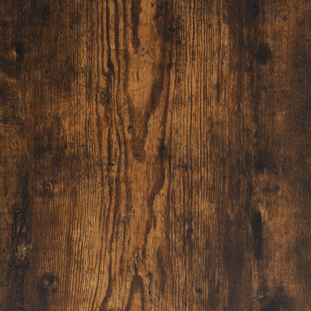 vidaXL Mesa cabeceira 40,5x31x60 cm derivados madeira carvalho fumado