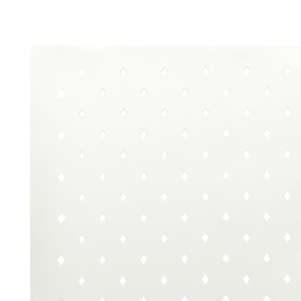 vidaXL Divisória/biombo com 6 painéis aço 240x180 cm branco