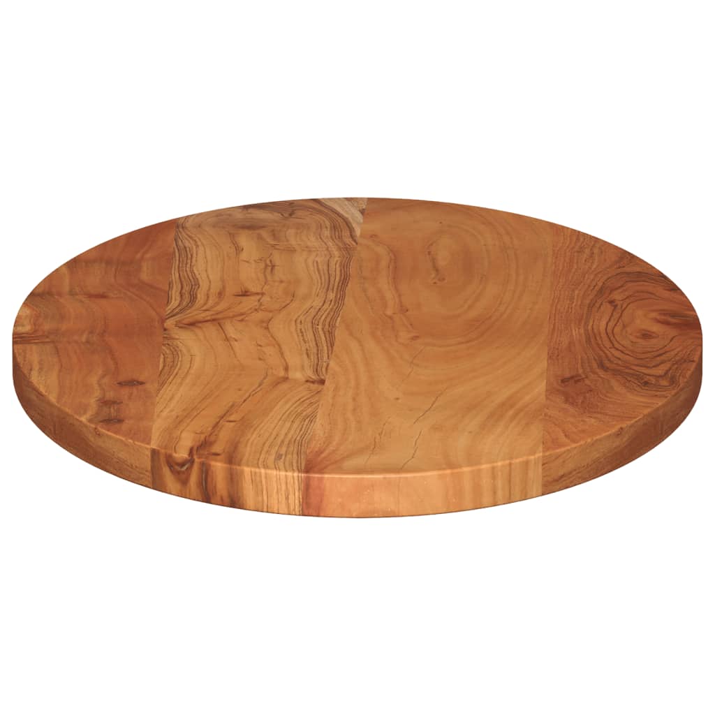 vidaXL Tampo de mesa oval 110x40x2,5 cm madeira de acácia maciça