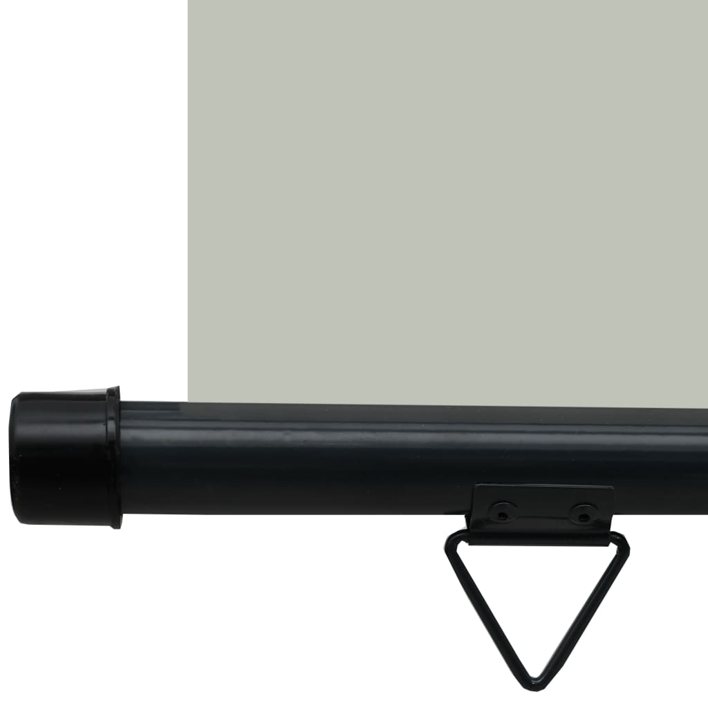 vidaXL Toldo lateral para varanda 170x250 cm cinzento