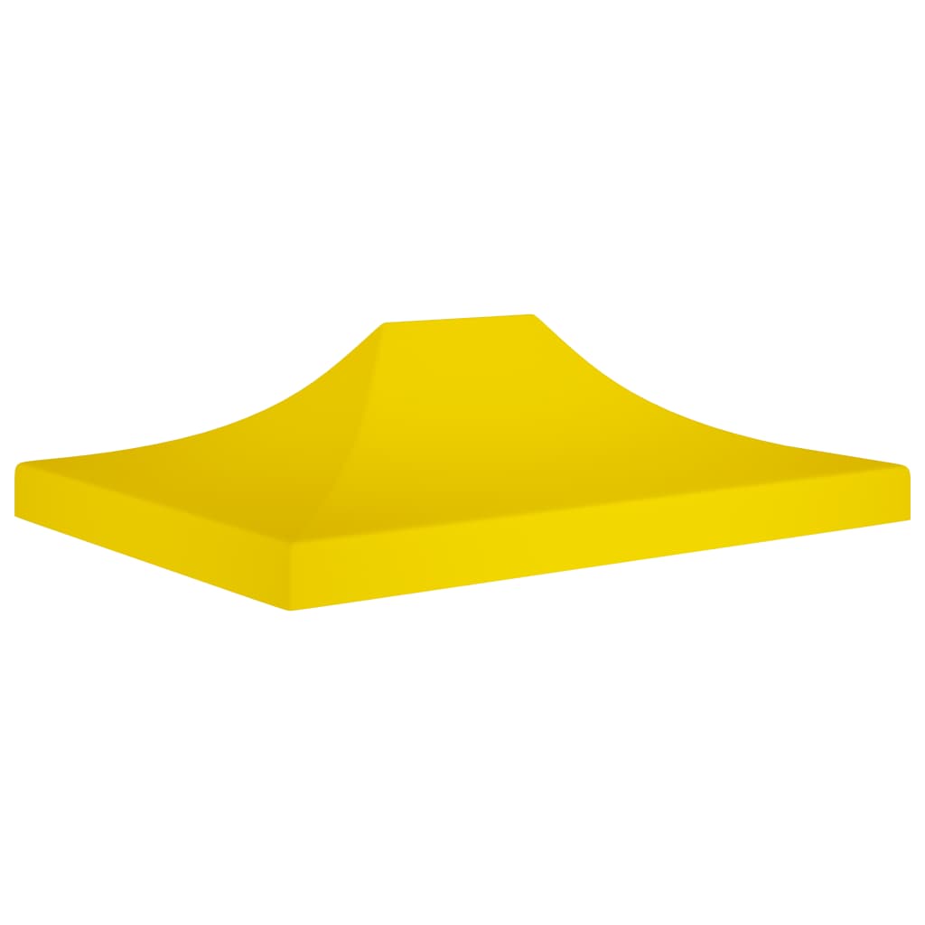 vidaXL Teto para tenda de festas 4,5x3 m 270 g/m² amarelo