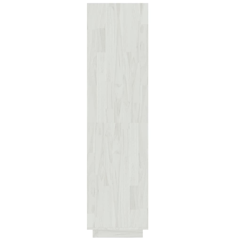 vidaXL Estante/divisória 60x35x135 cm madeira de pinho maciça branco