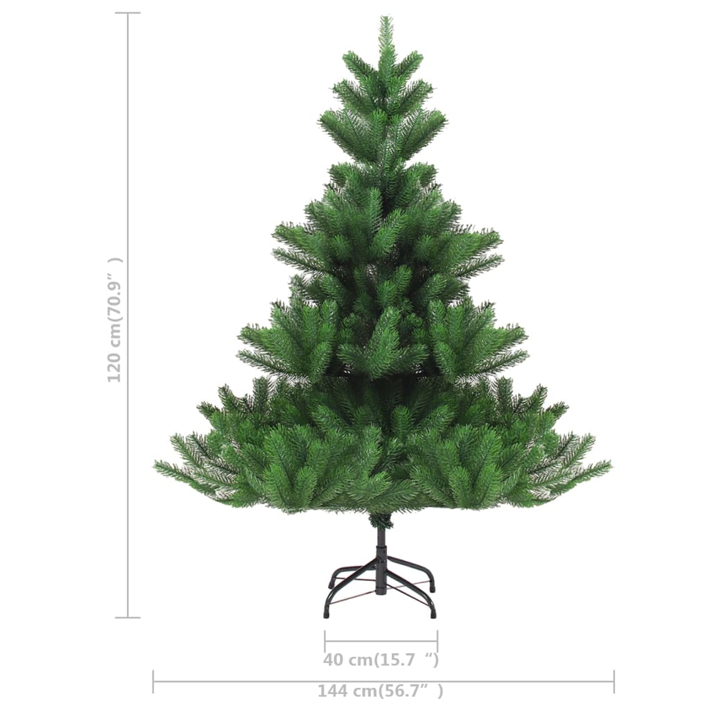 vidaXL Árvore de Natal artificial 180 cm abeto caucasiano verde