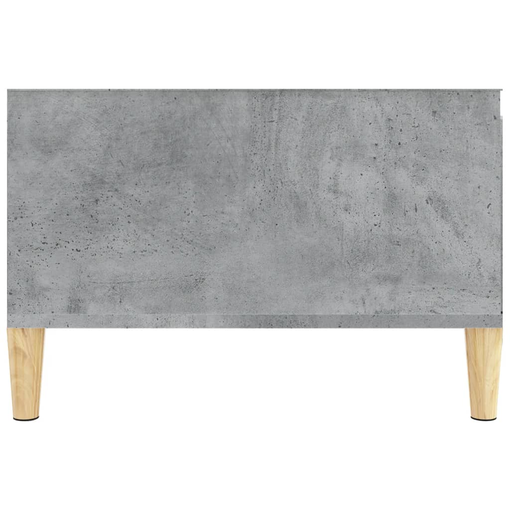 vidaXL Mesa de centro 55x55x36,5 cm derivados madeira cinzento cimento