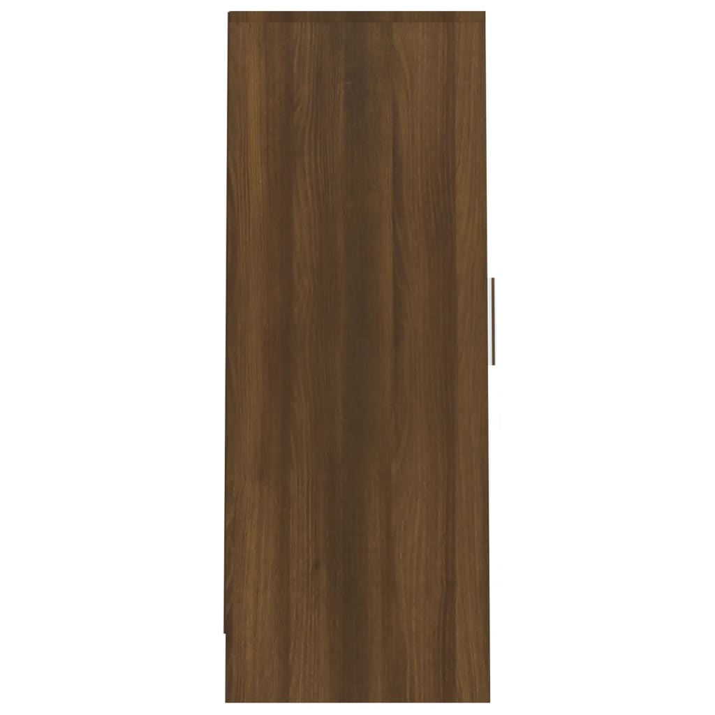 vidaXL Sapateira 32x35x92 cm derivados de madeira carvalho castanho