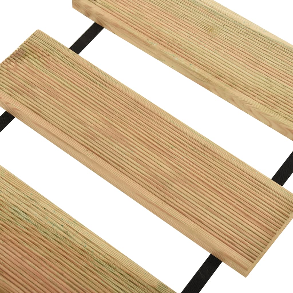 vidaXL Rolo de tábuas p/ piso 50x300 cm madeira de pinho impregnada