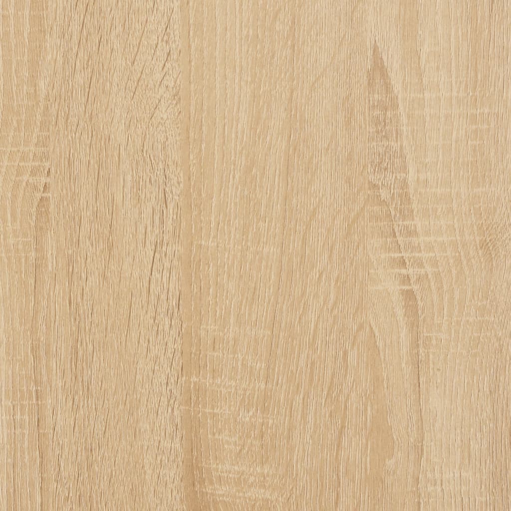 vidaXL Mesa consola 75x19,5x75 cm derivados de madeira carvalho sonoma