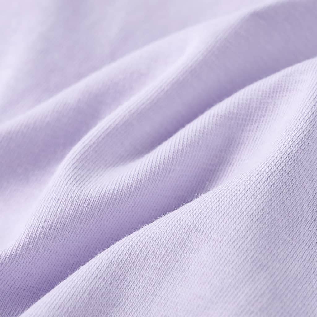 T-shirt de manga comprida para criança brilhantes lilás 92