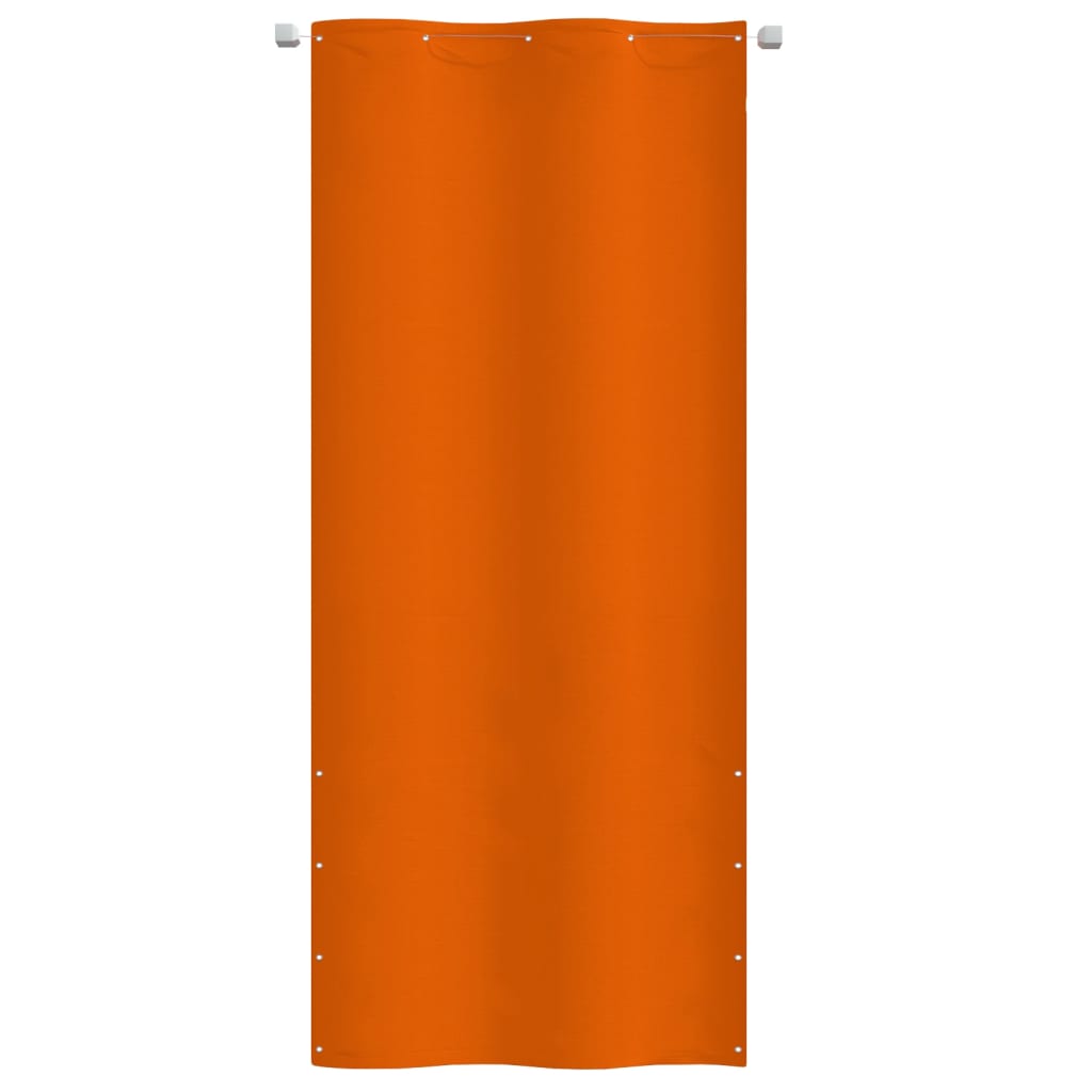 vidaXL Tela de varanda 100x240 cm tecido oxford laranja