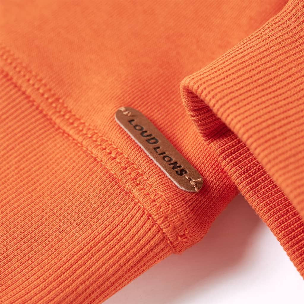 Sweatshirt para criança laranja-escuro 92