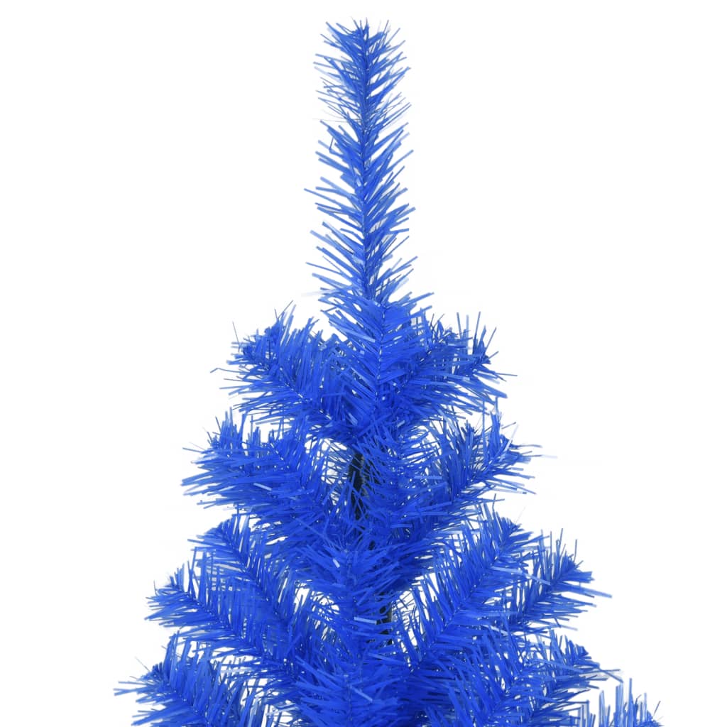 vidaXL Árvore de Natal artificial com suporte 180 cm PVC azul