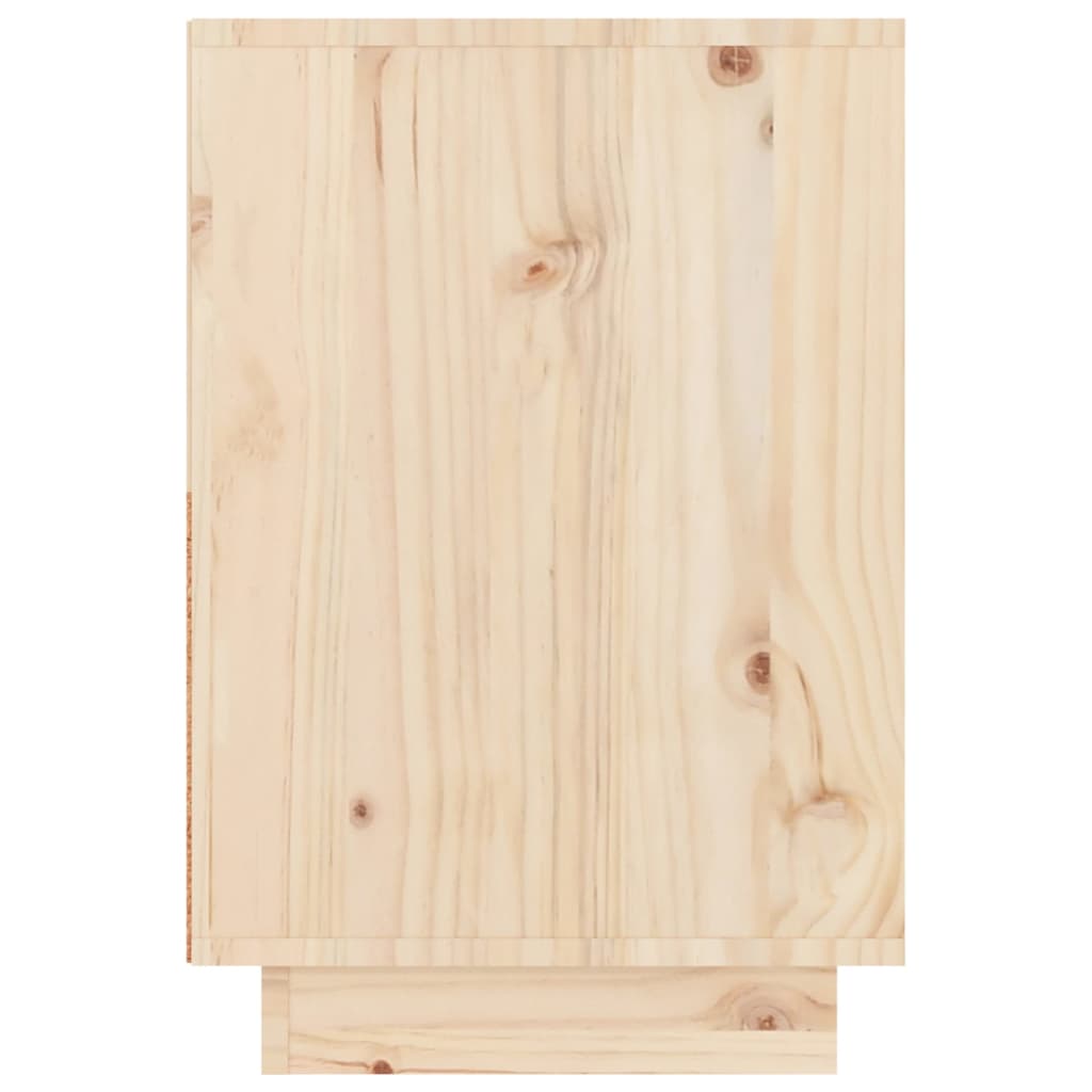vidaXL Mesa de cabeceira 60x34x51 cm madeira de pinho maciça