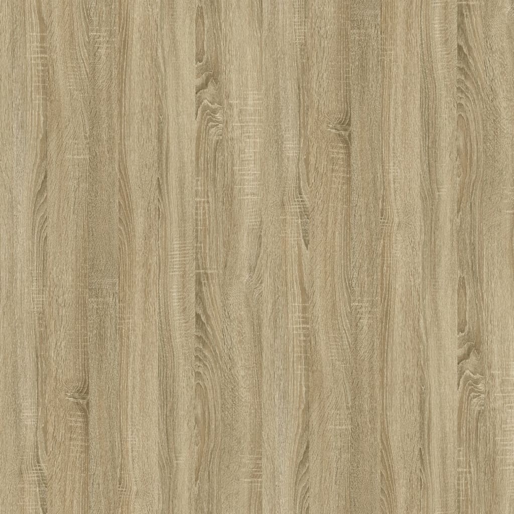 vidaXL Mesa de cabeceira 57x55x36 cm derivados madeira carvalho sonoma