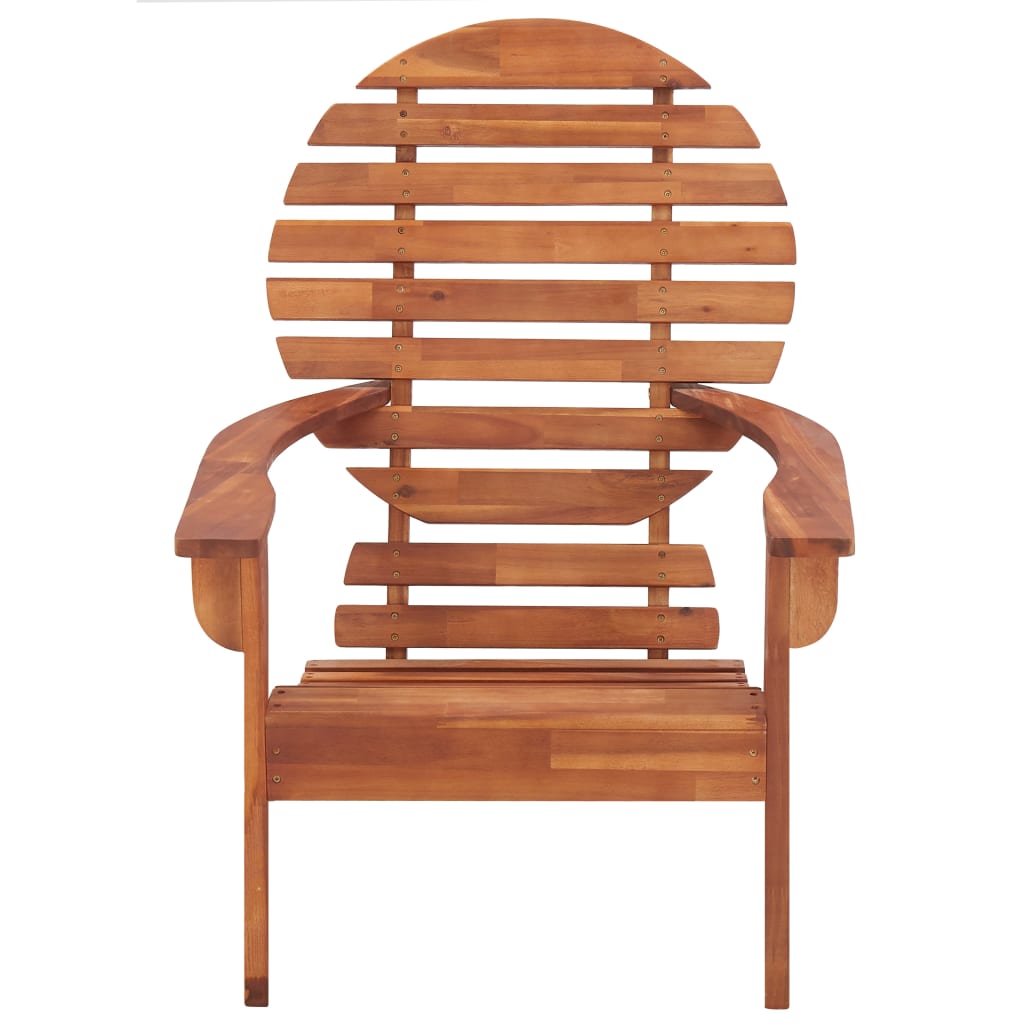 vidaXL Cadeira Adirondack em madeira de acácia maciça