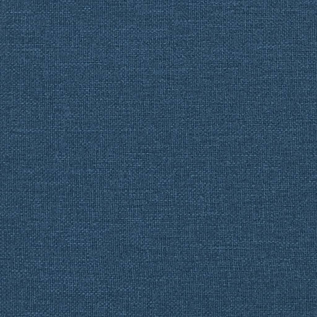vidaXL Sofá chesterfield tecido azul