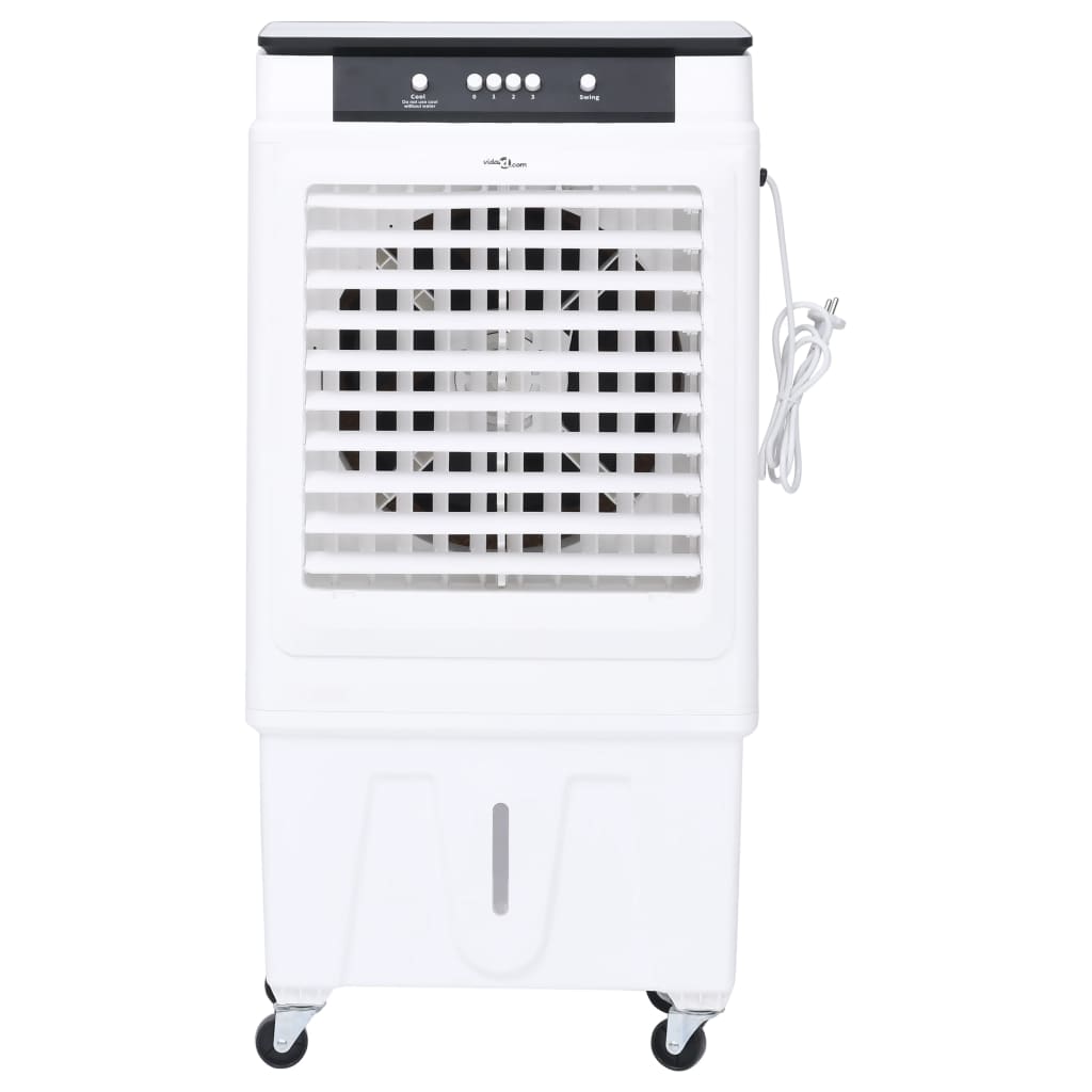 vidaXL Refrigerador portátil 3-em-1 120 W 480x340x980mm branco e preto