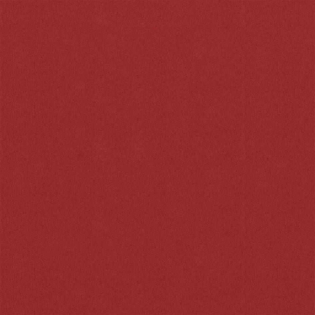vidaXL Tela de varanda 120x600 cm tecido Oxford vermelho