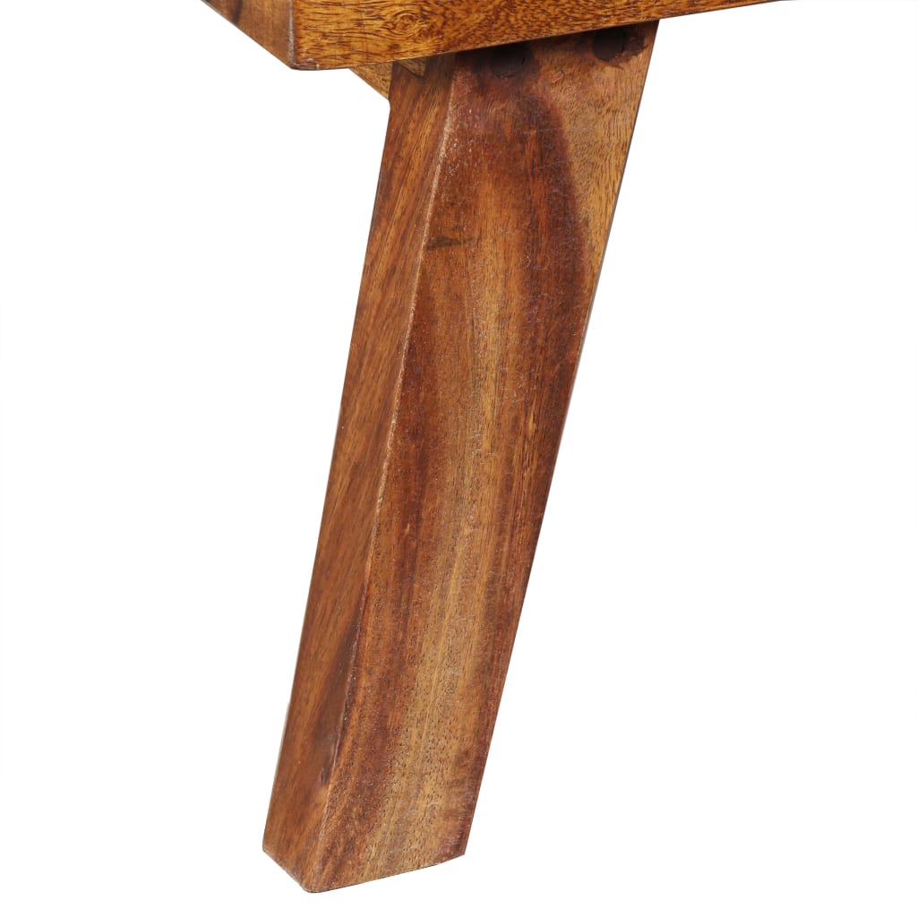 vidaXL Móvel lateral em madeira de sheesham maciça 60x35x76 cm