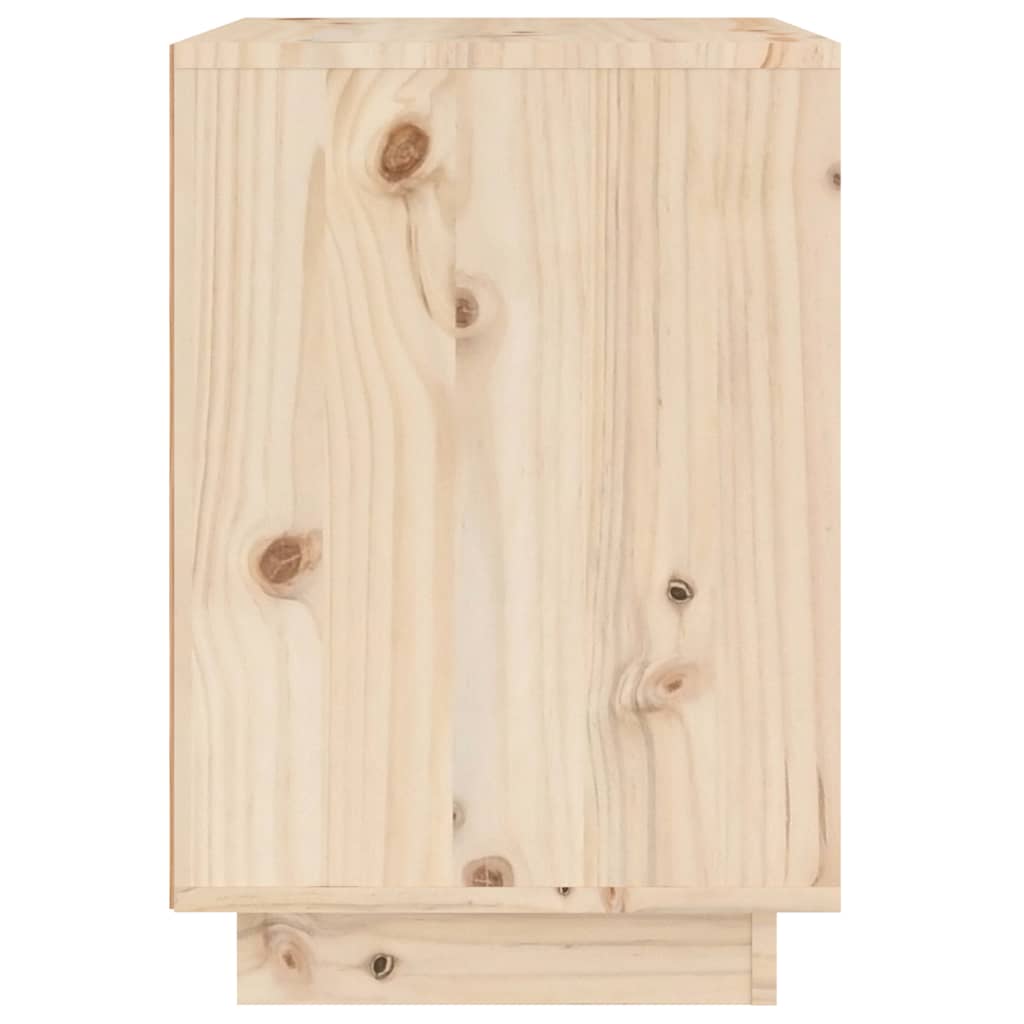 vidaXL Mesas de cabeceira 2 pcs 40x35x50 cm madeira de pinho maciça