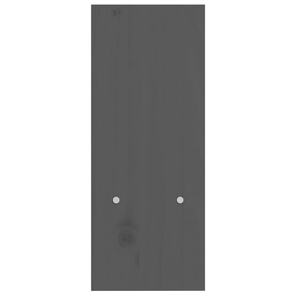 vidaXL Suporte para monitor (39-72)x17x43 cm pinho maciço cinzento