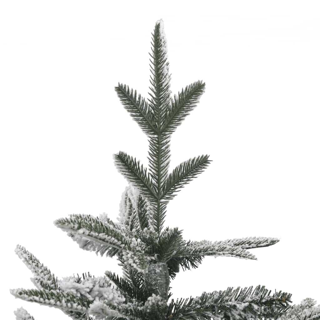 vidaXL Árvore Natal artificial pré-iluminada c/ neve 150 cm PVC e PE