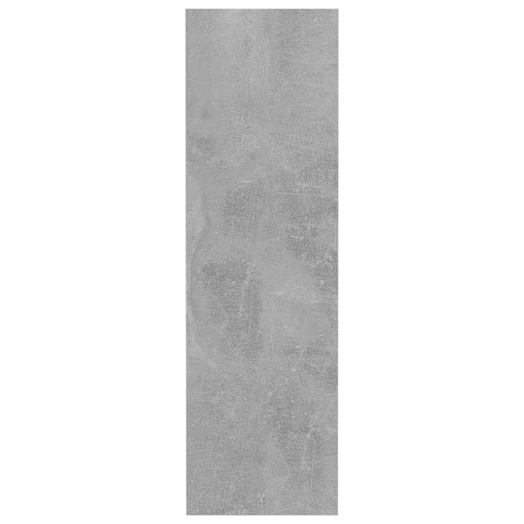 vidaXL Sapateiras de parede 4 pcs 60x18x60 cm contrapl. cinza cimento