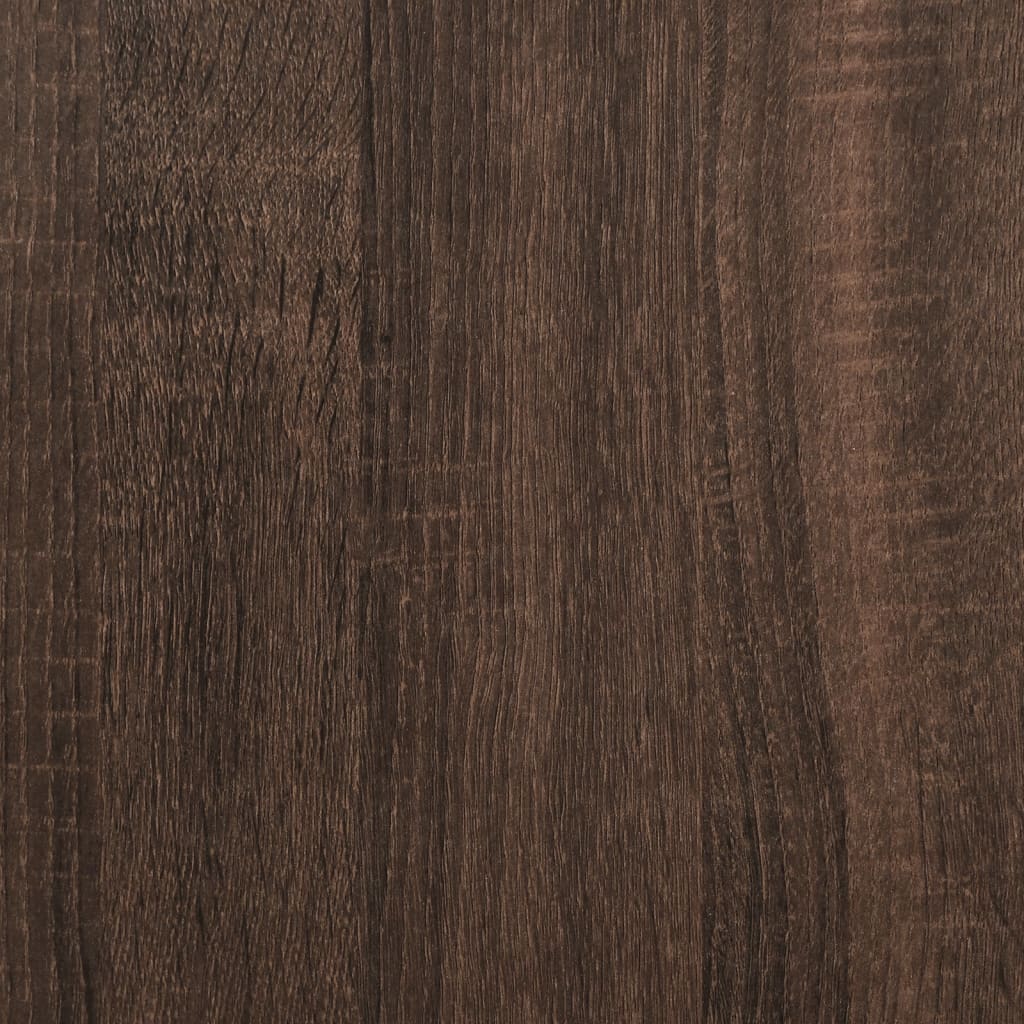 vidaXL Estante 102x28x172 cm derivados de madeira carvalho castanho
