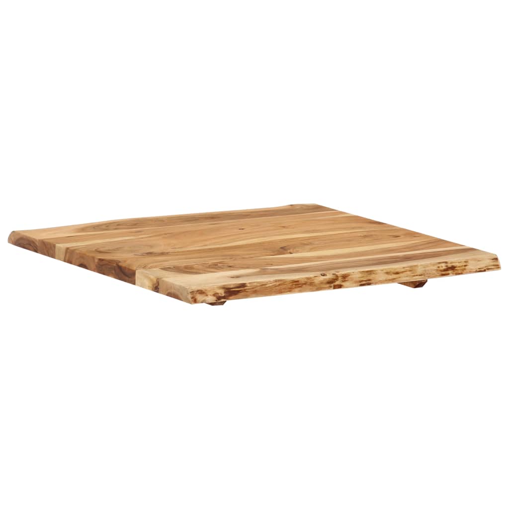 vidaXL Tampo de mesa 58x(50-60)x2,5 cm madeira de acácia maciça