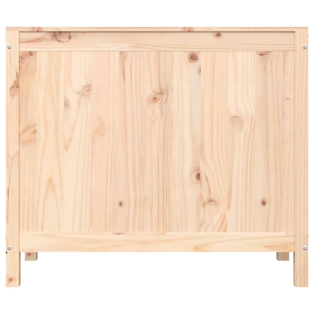 vidaXL Cesto para roupa 88,5x44x76 cm madeira de pinho maciça