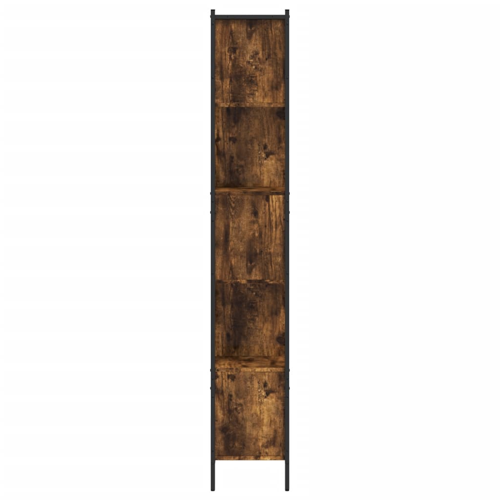 vidaXL Estante 102x28x172 cm derivados de madeira carvalho fumado