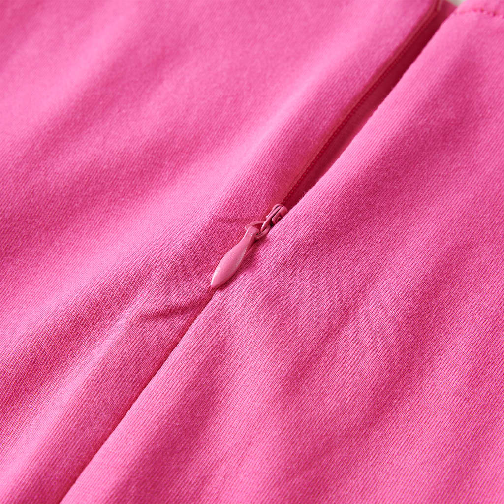 Vestido de criança rosa-choque 92