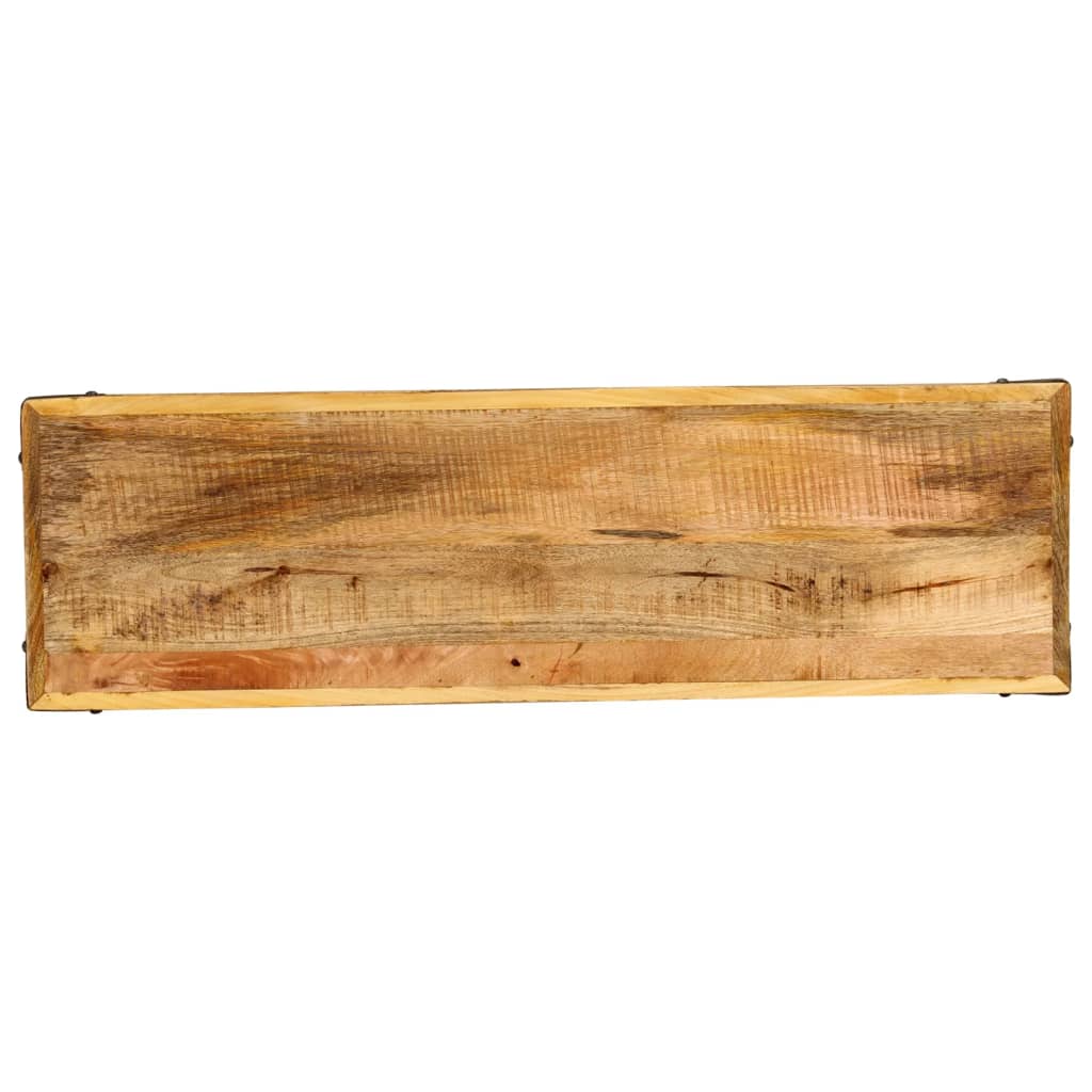 vidaXL Mesa consola 100x30x75 cm madeira de mangueira maciça
