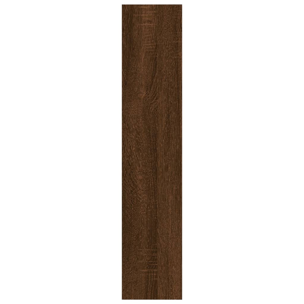 vidaXL Prateleira parede 90x16x78 derivados madeira carvalho castanho