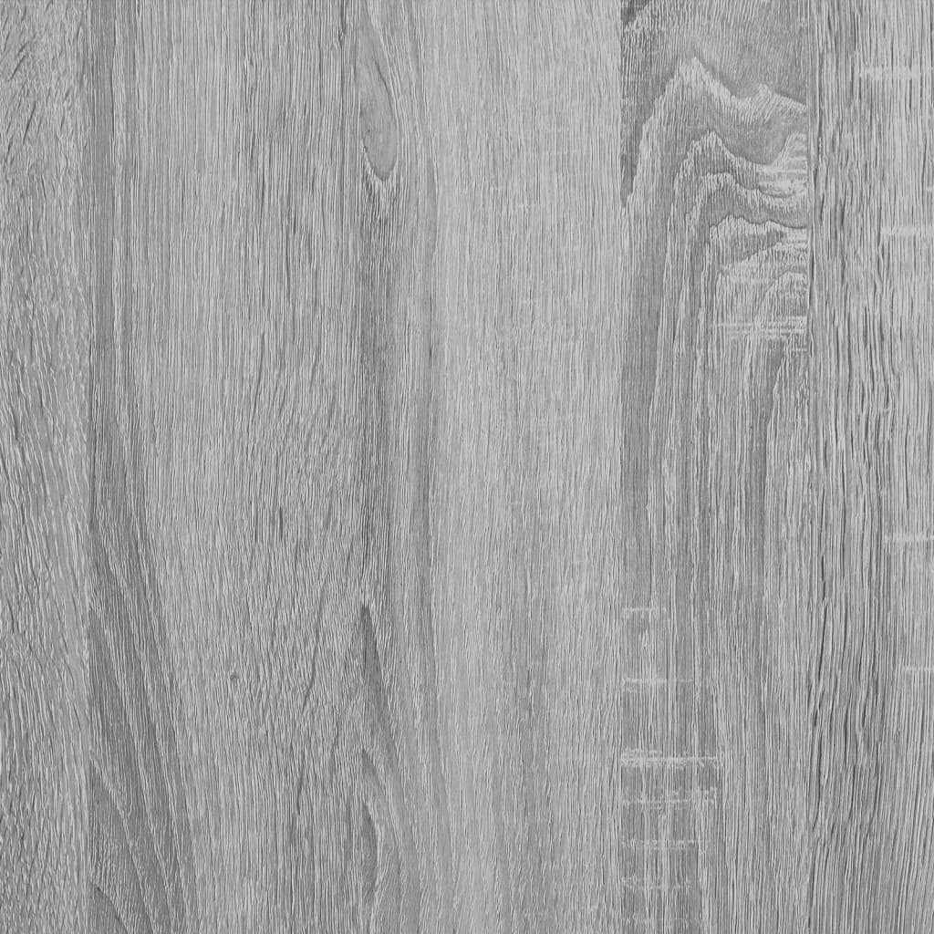 vidaXL Mesa de centro 91x91x40 cm derivados de madeira cinzento sonoma