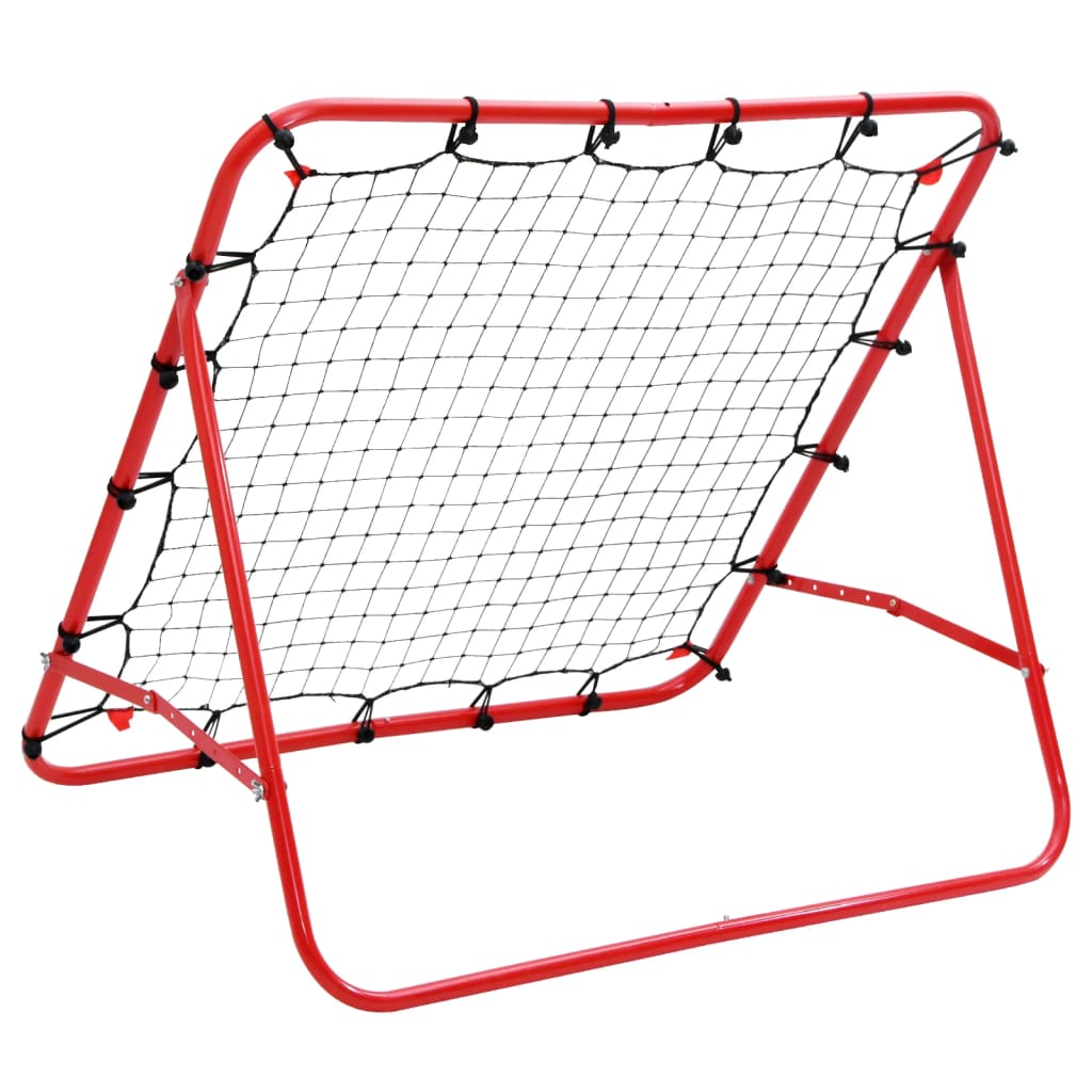 Rede de ressalto para futebol ajustável 100 x 100 cm