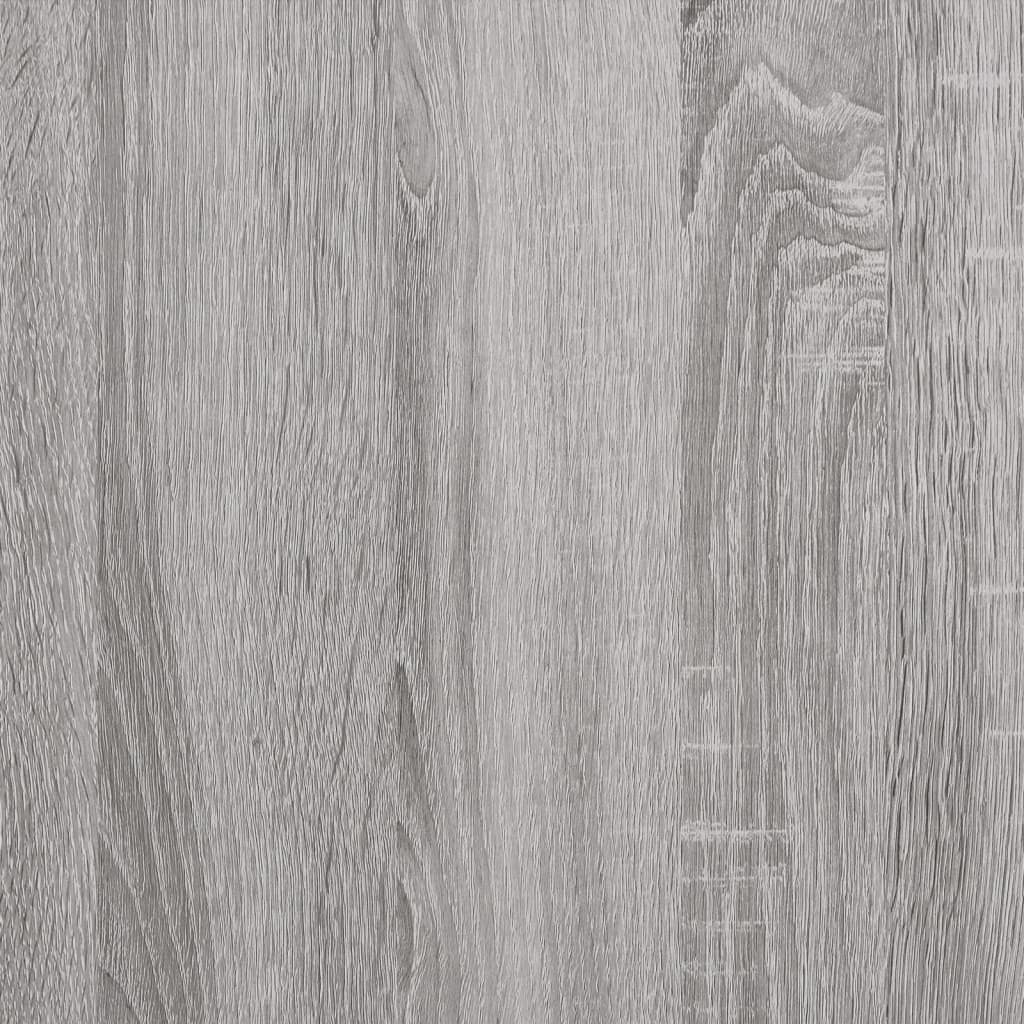 vidaXL 3 pcs prateleiras parede derivados de madeira cinzento sonoma