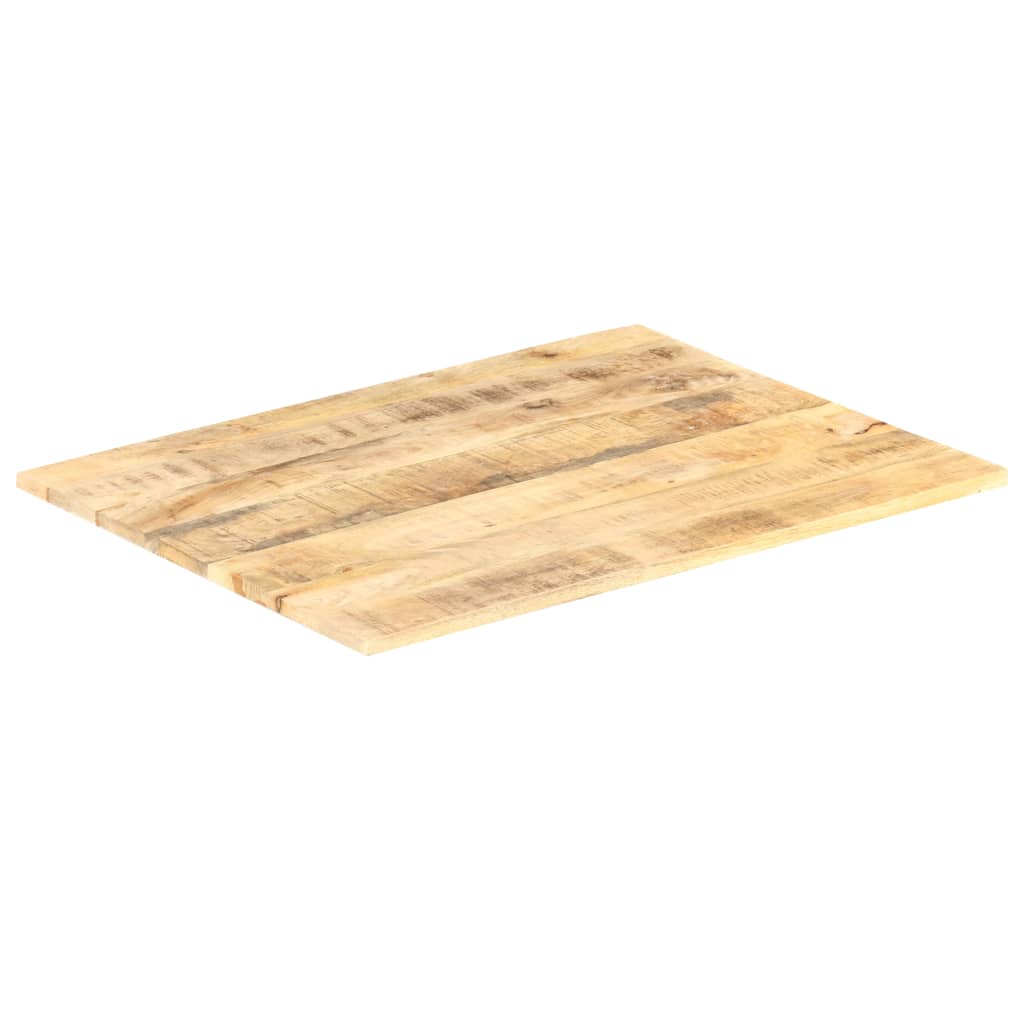 vidaXL Tampo de mesa madeira de mangueira maciça 15-16 mm 90x60 cm