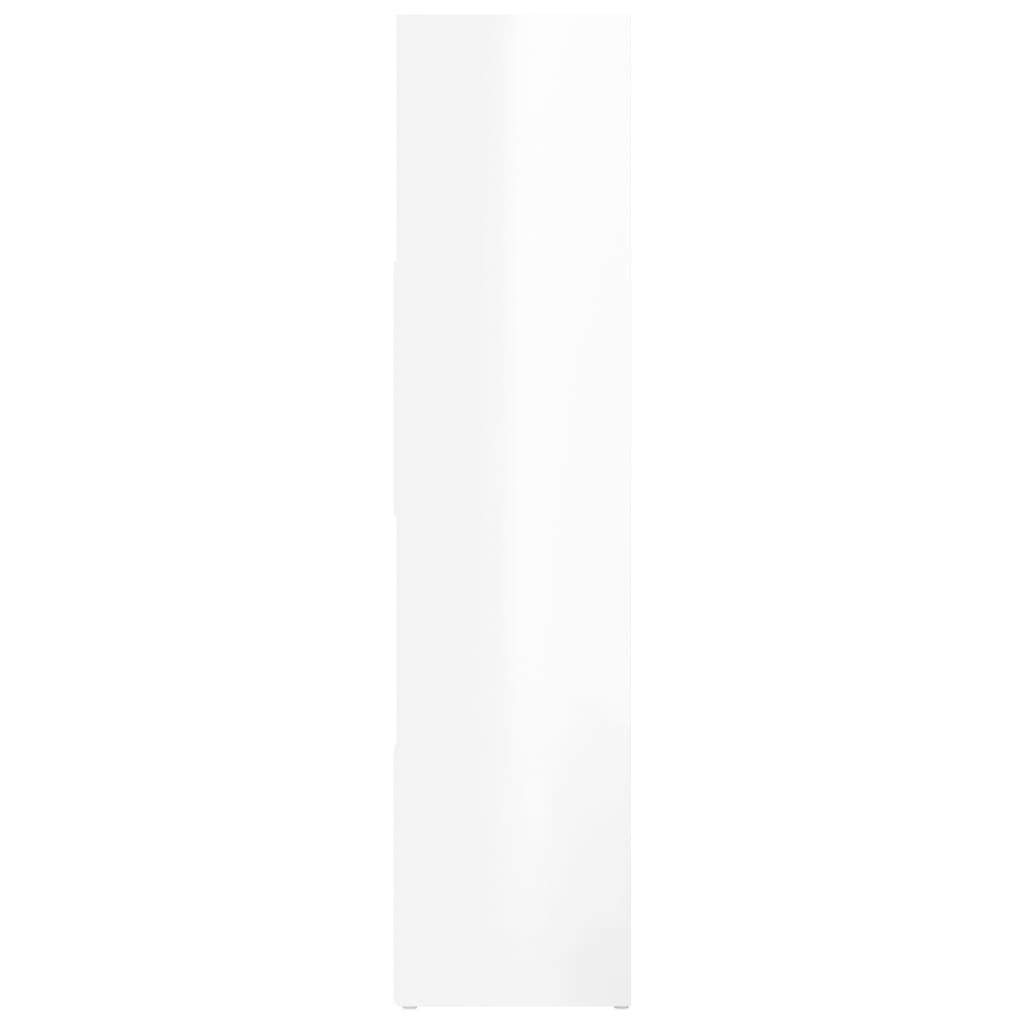 vidaXL Estante/divisória 105x24x102 cm branco brilhante