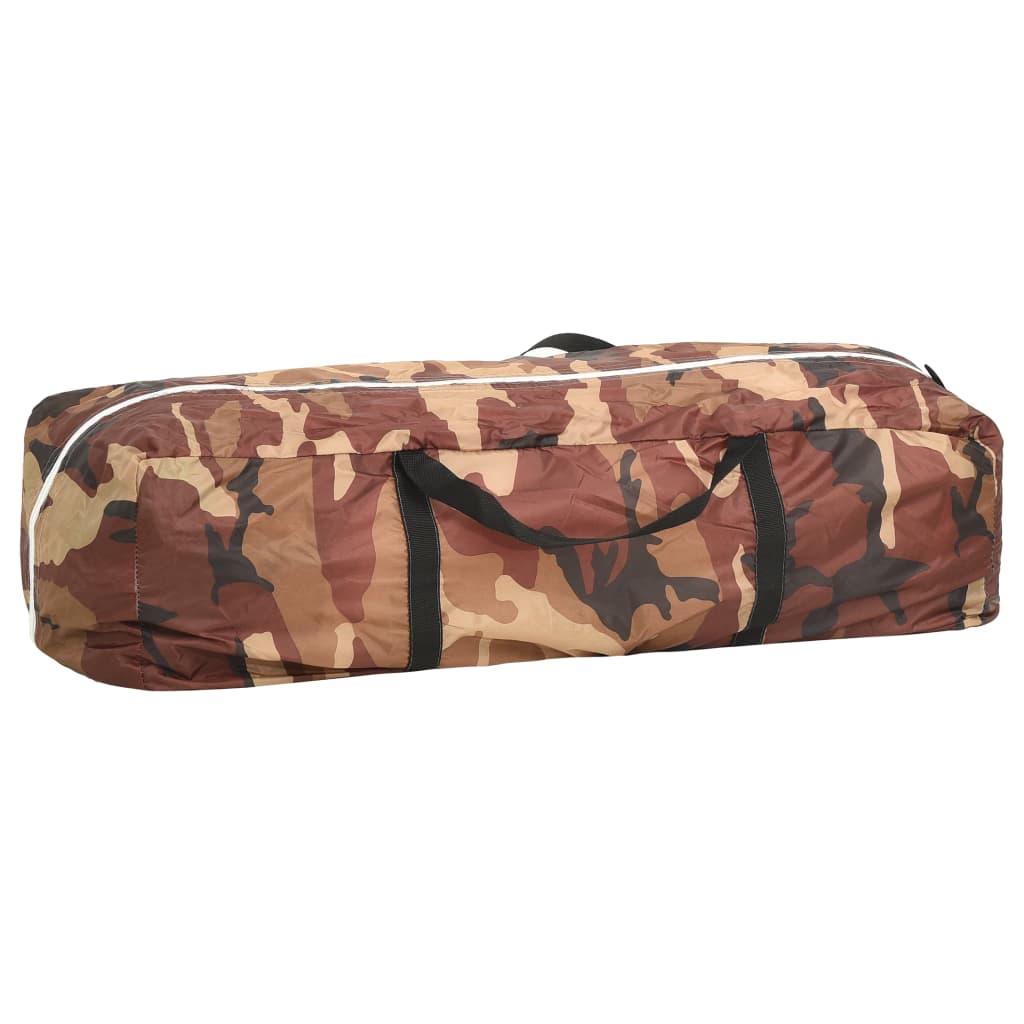 vidaXL Tenda para piscina 590x520x250 cm tecido camuflagem
