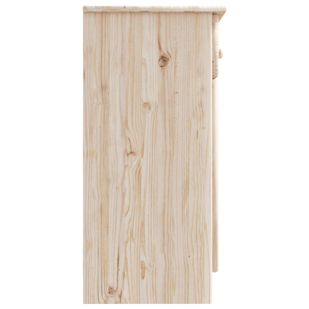 vidaXL Aparador ALTA 112x35x73 cm madeira de pinho maciça