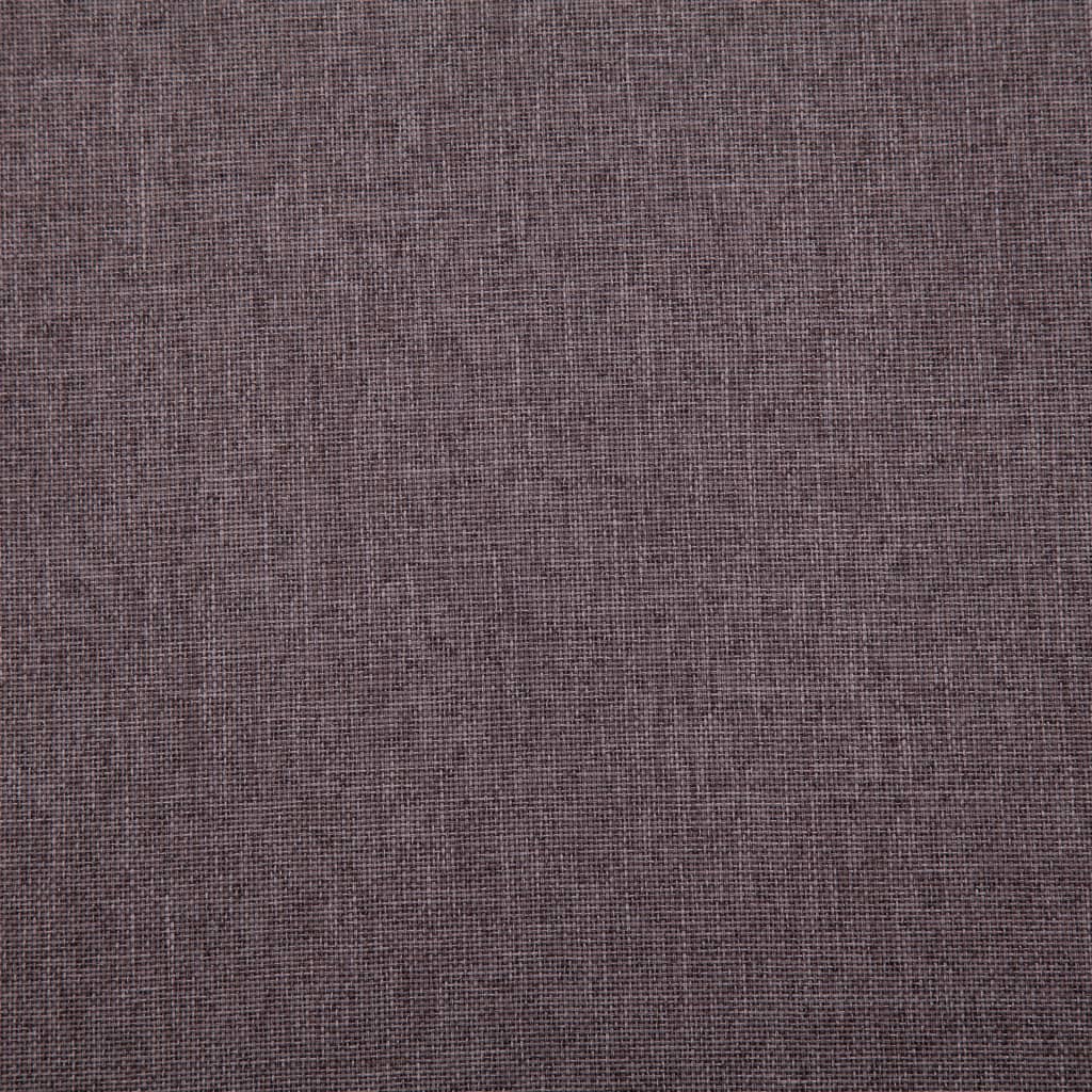 vidaXL 2 pcs conjunto de sofás tecido cinzento-acastanhado