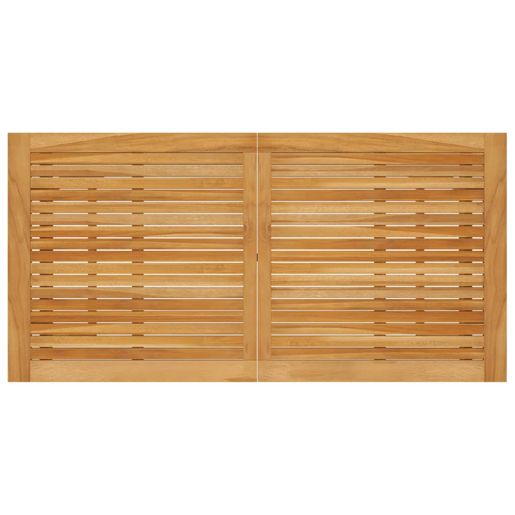 vidaXL 7 pcs conjunto de bar para exterior madeira de acácia maciça