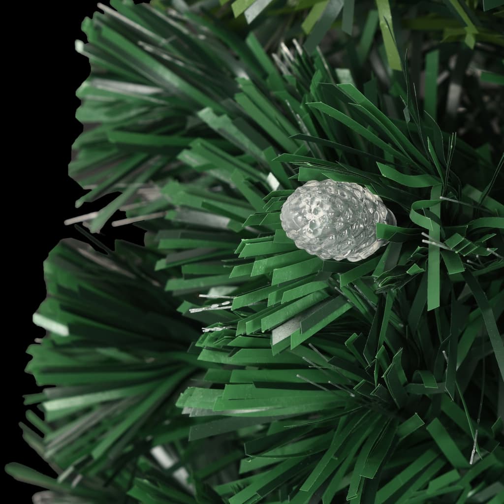 vidaXL Árvore de Natal pré-iluminada c/ suporte 240 cm fibra ótica