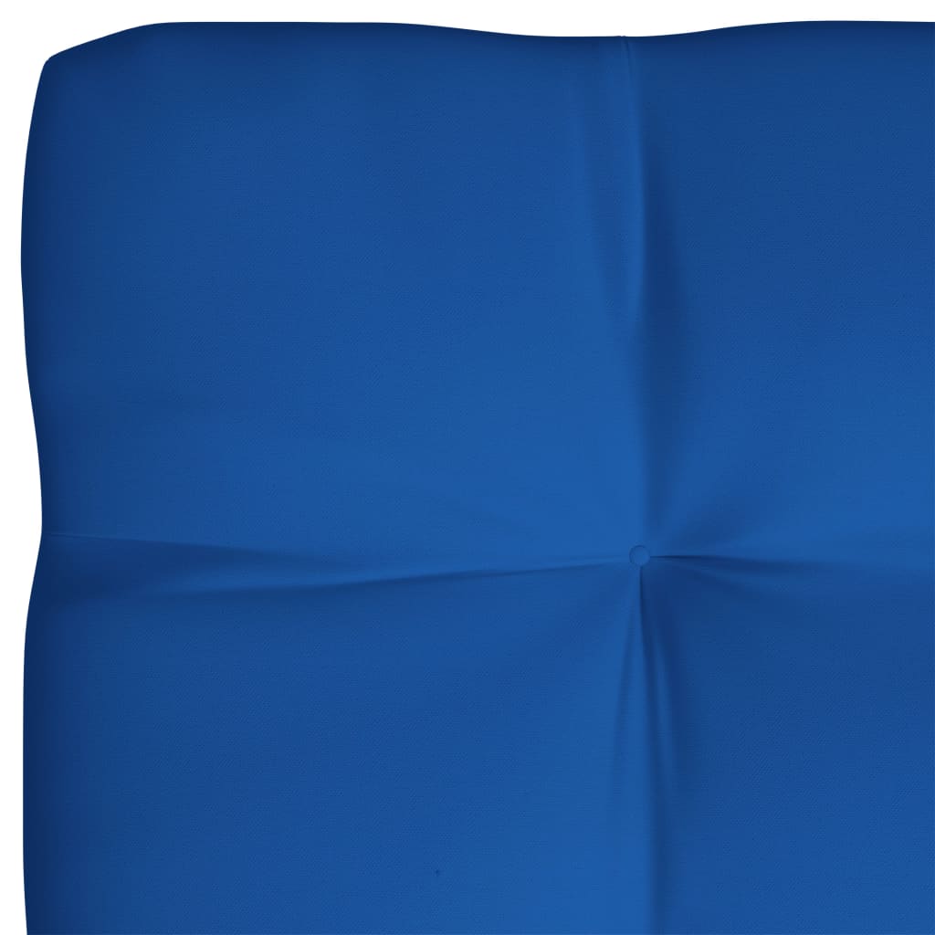 vidaXL Almofadões para sofás de paletes 7 pcs azul real