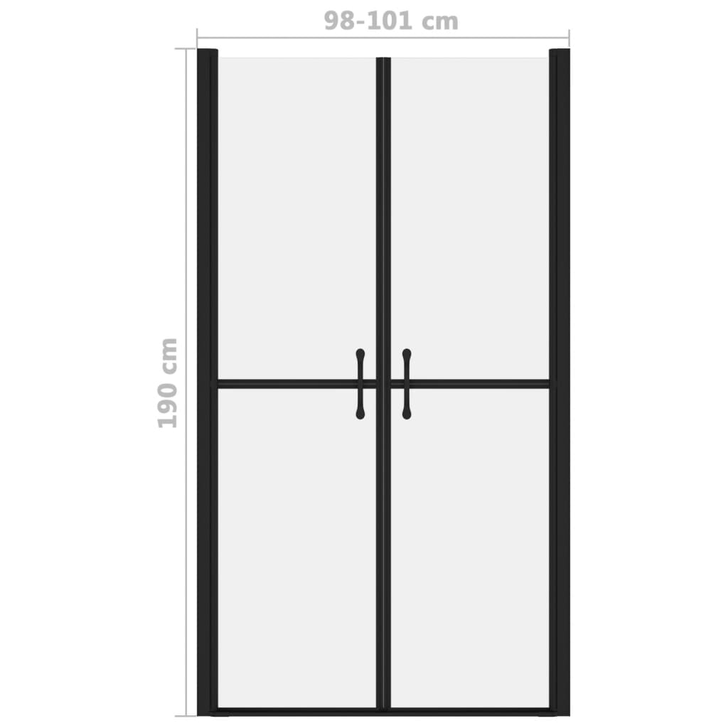vidaXL Porta de duche ESG opaco (98-101)x190 cm